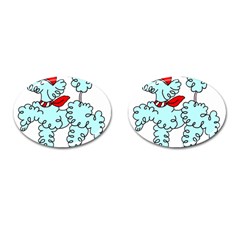 Doodle Poodle  Cufflinks (oval) by IIPhotographyAndDesigns