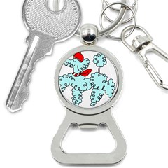 Doodle Poodle  Bottle Opener Key Chain by IIPhotographyAndDesigns