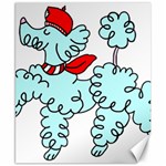 Doodle Poodle  Canvas 8  x 10  8.15 x9.66  Canvas - 1