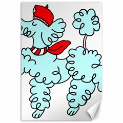 Doodle Poodle  Canvas 12  X 18  by IIPhotographyAndDesigns