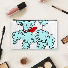 Doodle Poodle  Cosmetic Bag (medium) by IIPhotographyAndDesigns