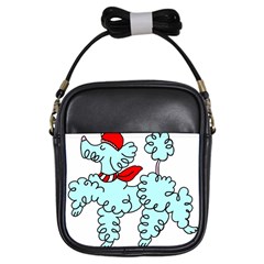 Doodle Poodle  Girls Sling Bag by IIPhotographyAndDesigns