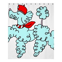 Doodle Poodle  Shower Curtain 60  X 72  (medium)  by IIPhotographyAndDesigns