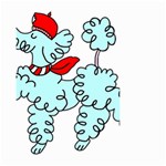 Doodle Poodle  Small Garden Flag (Two Sides) Front