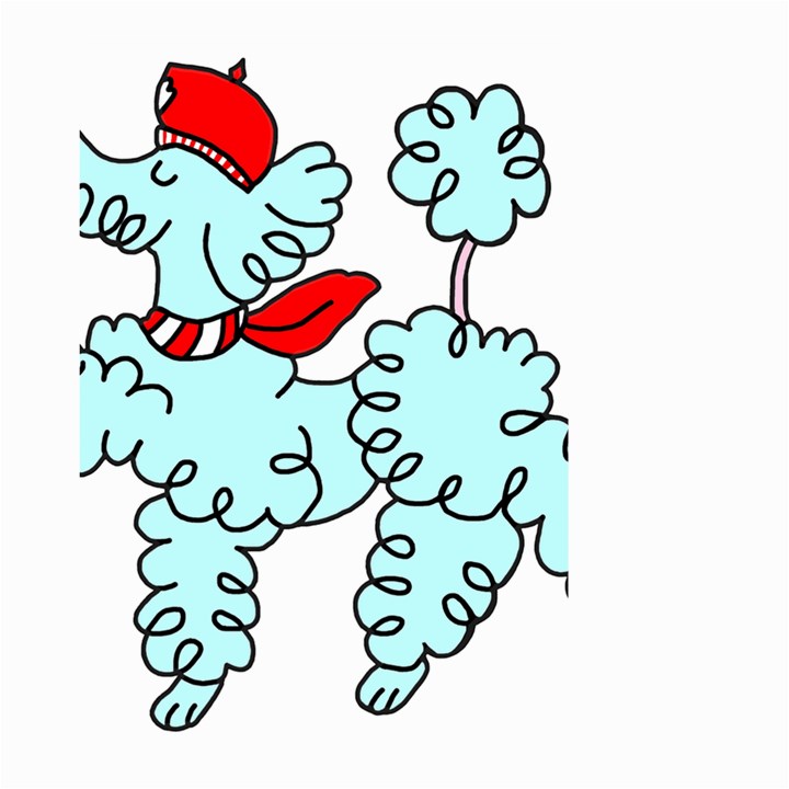 Doodle Poodle  Small Garden Flag (Two Sides)