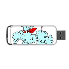 Doodle Poodle  Portable Usb Flash (two Sides) by IIPhotographyAndDesigns