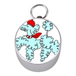 Doodle Poodle  Mini Silver Compasses Front