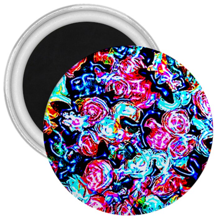 Neon Floral 3  Magnets