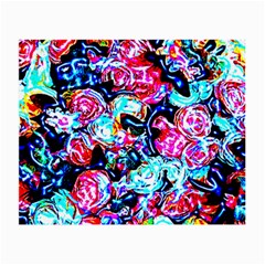 Neon Floral Small Glasses Cloth by 3cl3ctix