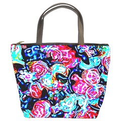 Neon Floral Bucket Bag by 3cl3ctix