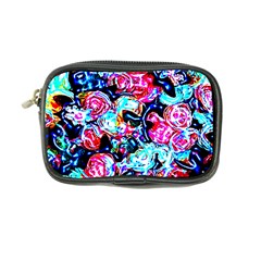 Neon Floral Coin Purse by 3cl3ctix