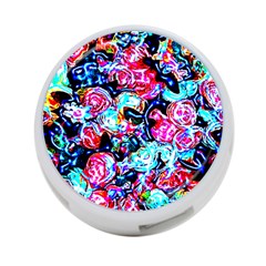 Neon Floral 4-port Usb Hub (one Side) by 3cl3ctix