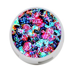 Neon Floral 4-port Usb Hub (two Sides) by 3cl3ctix