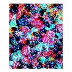 Neon Floral Shower Curtain 60  x 72  (Medium)  60 x72  Curtain