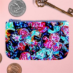 Neon Floral Large Coin Purse by 3cl3ctix