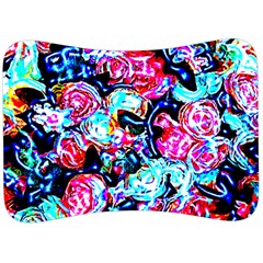 Neon Floral Velour Seat Head Rest Cushion by 3cl3ctix