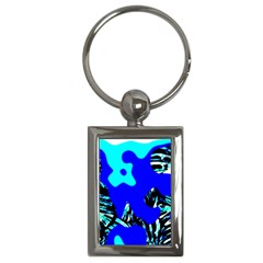 Abstract Tropical Key Chain (rectangle) by 3cl3ctix