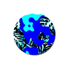 Abstract Tropical Magnet 3  (Round)