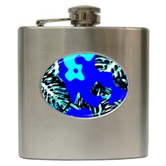 Abstract Tropical Hip Flask (6 oz)