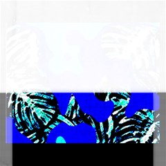 Abstract Tropical Rectangular Jigsaw Puzzl