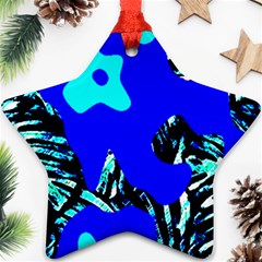 Abstract Tropical Star Ornament (Two Sides)