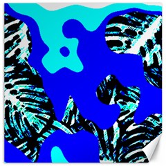 Abstract Tropical Canvas 12  X 12  by 3cl3ctix