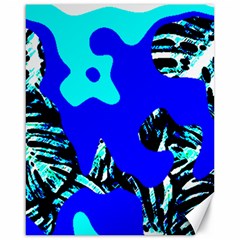 Abstract Tropical Canvas 16  X 20  by 3cl3ctix