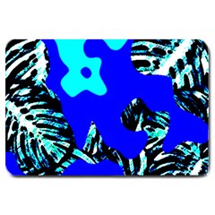 Abstract Tropical Large Doormat  by 3cl3ctix