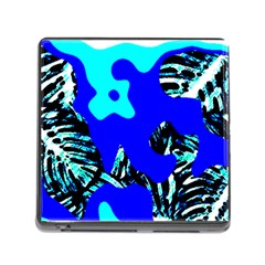 Abstract Tropical Memory Card Reader (Square 5 Slot)