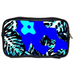 Abstract Tropical Toiletries Bag (one Side) by 3cl3ctix