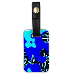 Abstract Tropical Luggage Tag (one side)