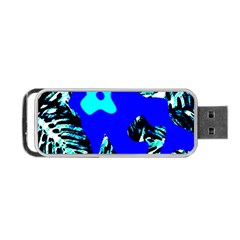 Abstract Tropical Portable USB Flash (Two Sides)