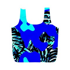 Abstract Tropical Full Print Recycle Bag (M)