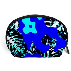 Abstract Tropical Accessory Pouch (Large)