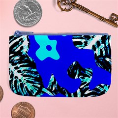 Abstract Tropical Large Coin Purse