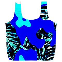 Abstract Tropical Full Print Recycle Bag (XXL)