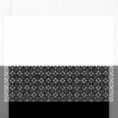 Black Lace Rectangular Jigsaw Puzzl by SychEva