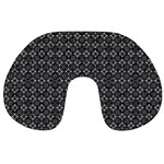 Black Lace Travel Neck Pillow Front