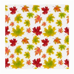 Bright Autumn Leaves Medium Glasses Cloth by SychEva