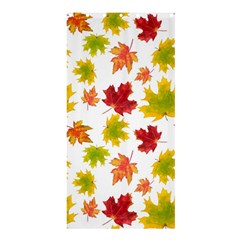 Bright Autumn Leaves Shower Curtain 36  X 72  (stall)  by SychEva