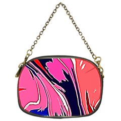 Painted Marble Chain Purse (One Side)