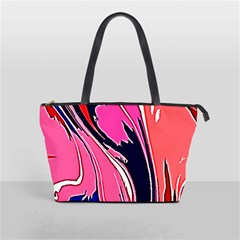 Painted Marble Classic Shoulder Handbag