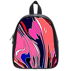 Painted Marble School Bag (small) by 3cl3ctix