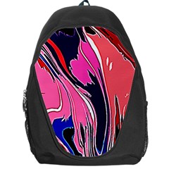 Painted Marble Backpack Bag