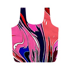 Painted Marble Full Print Recycle Bag (m)