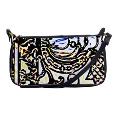 Faux Baroque Print Shoulder Clutch Bag by 3cl3ctix