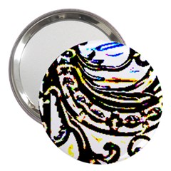 Faux Baroque Print 3  Handbag Mirrors by 3cl3ctix