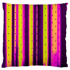 Warped Stripy Dots Standard Flano Cushion Case (Two Sides)