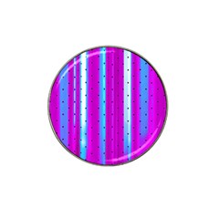 Warped Stripy Dots Hat Clip Ball Marker (4 pack)