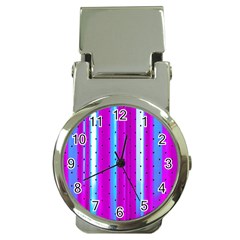 Warped Stripy Dots Money Clip Watches